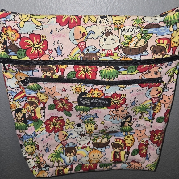 Nani Handbags - Hawaii Print Handmade Crossbody Zipper Bag